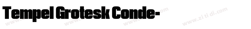 Tempel Grotesk Conde字体转换 Tempel Grotesk Conde字体转换